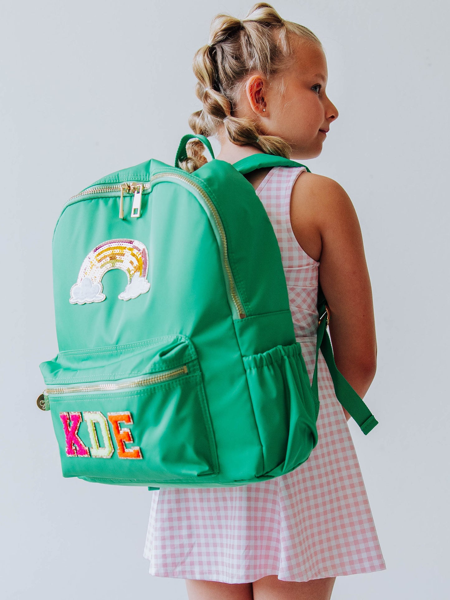 Retro Backpack - Caribbean Green