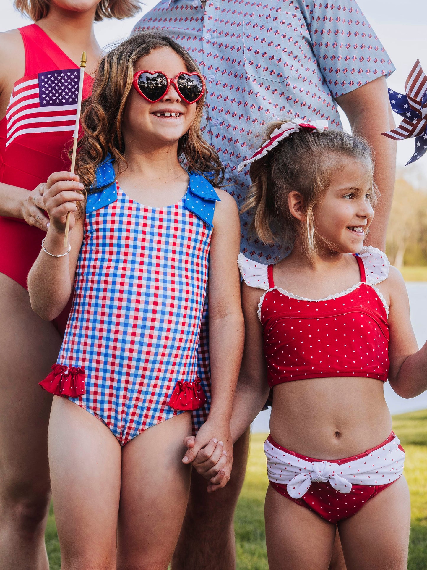 Melanie One Piece - USA Gingham