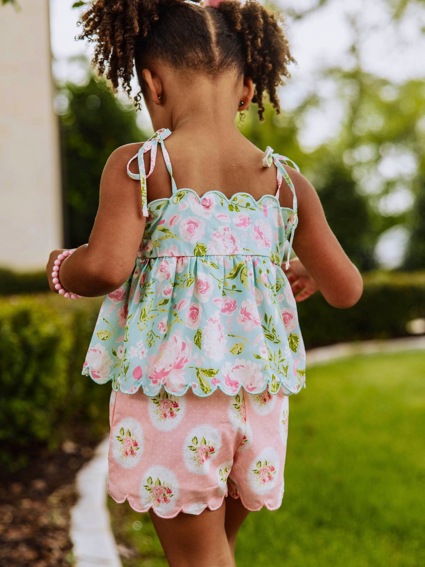 Scalloped Peplum Set - Breezy
