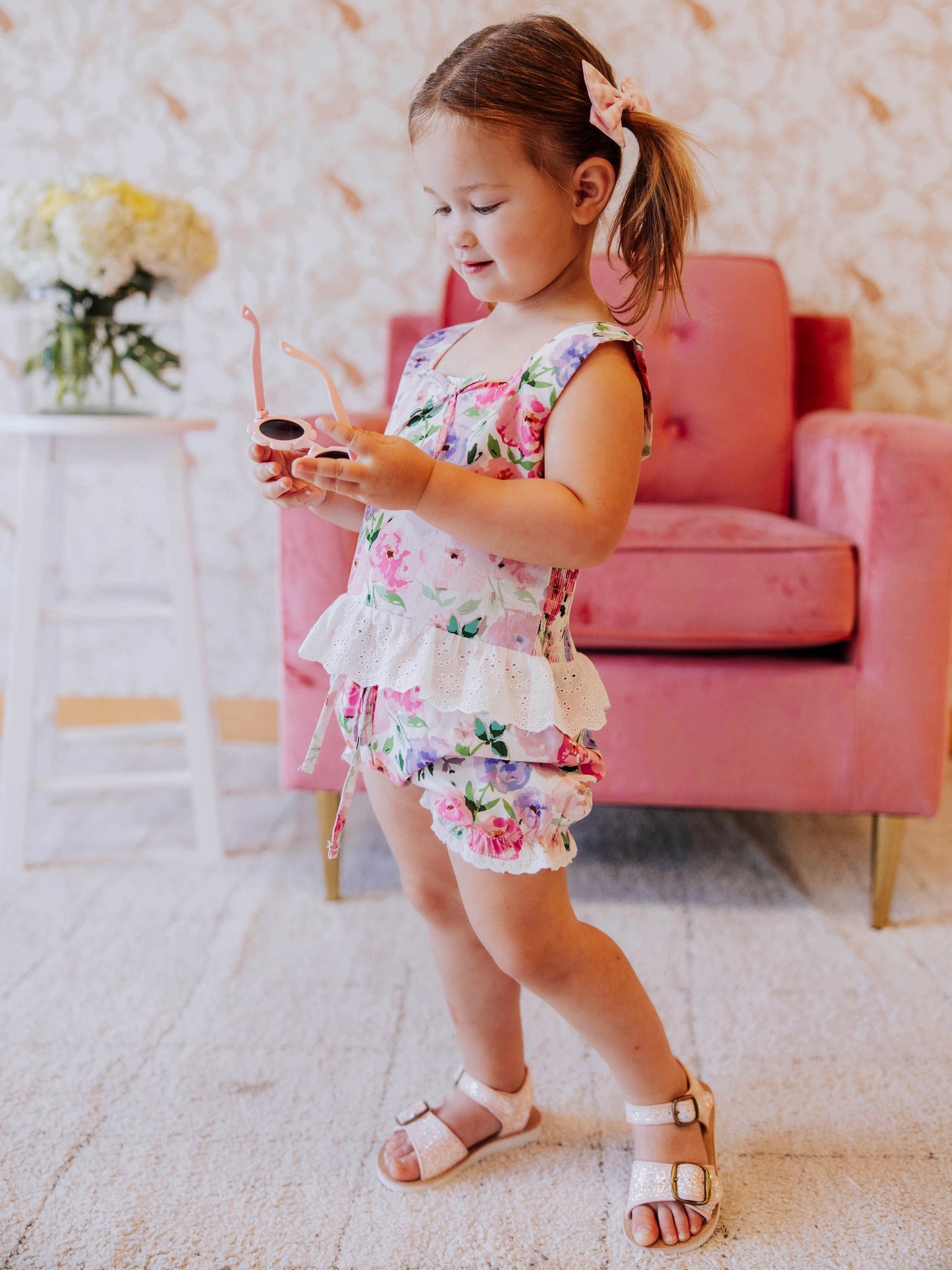 Lacy Tunic Set - Soft Bliss