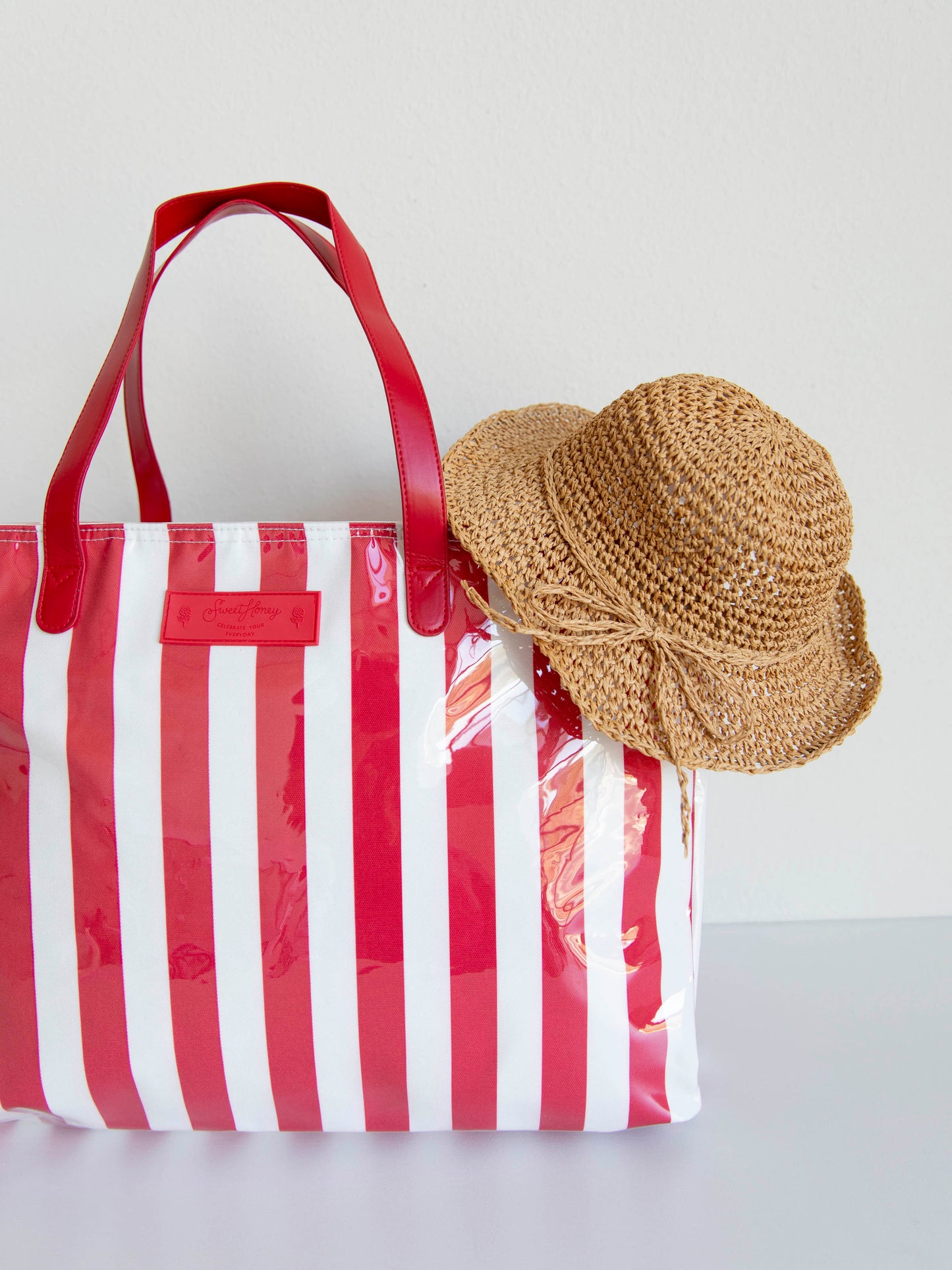 XL Insulated Tote - Red Stripe