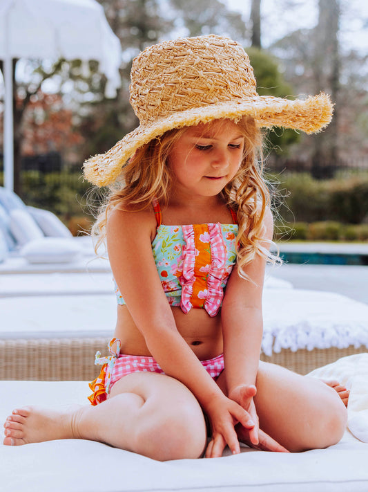 Maddi Crop Tankini - Splash