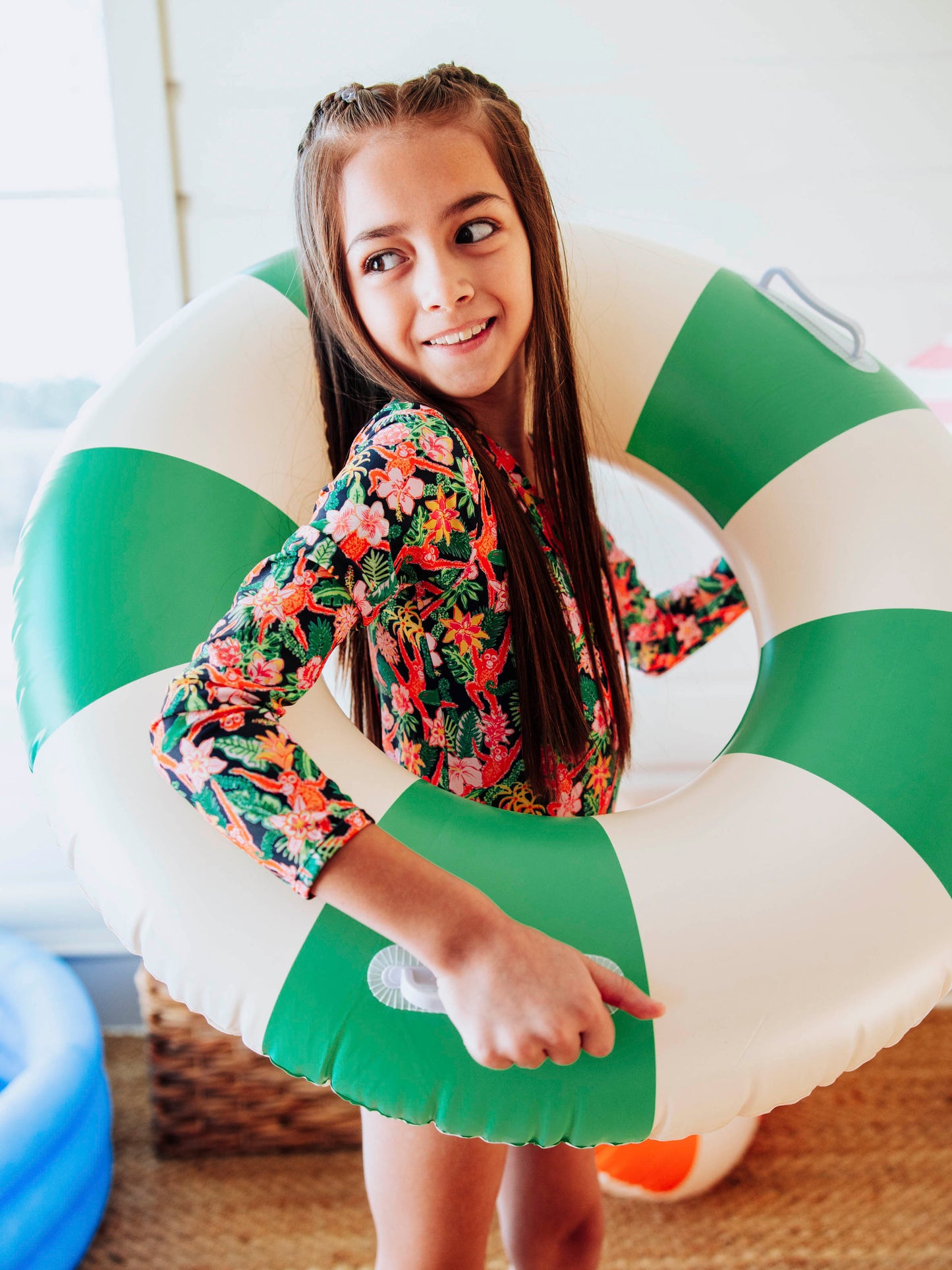 Solid Rash Guard - Tropical Monkeys