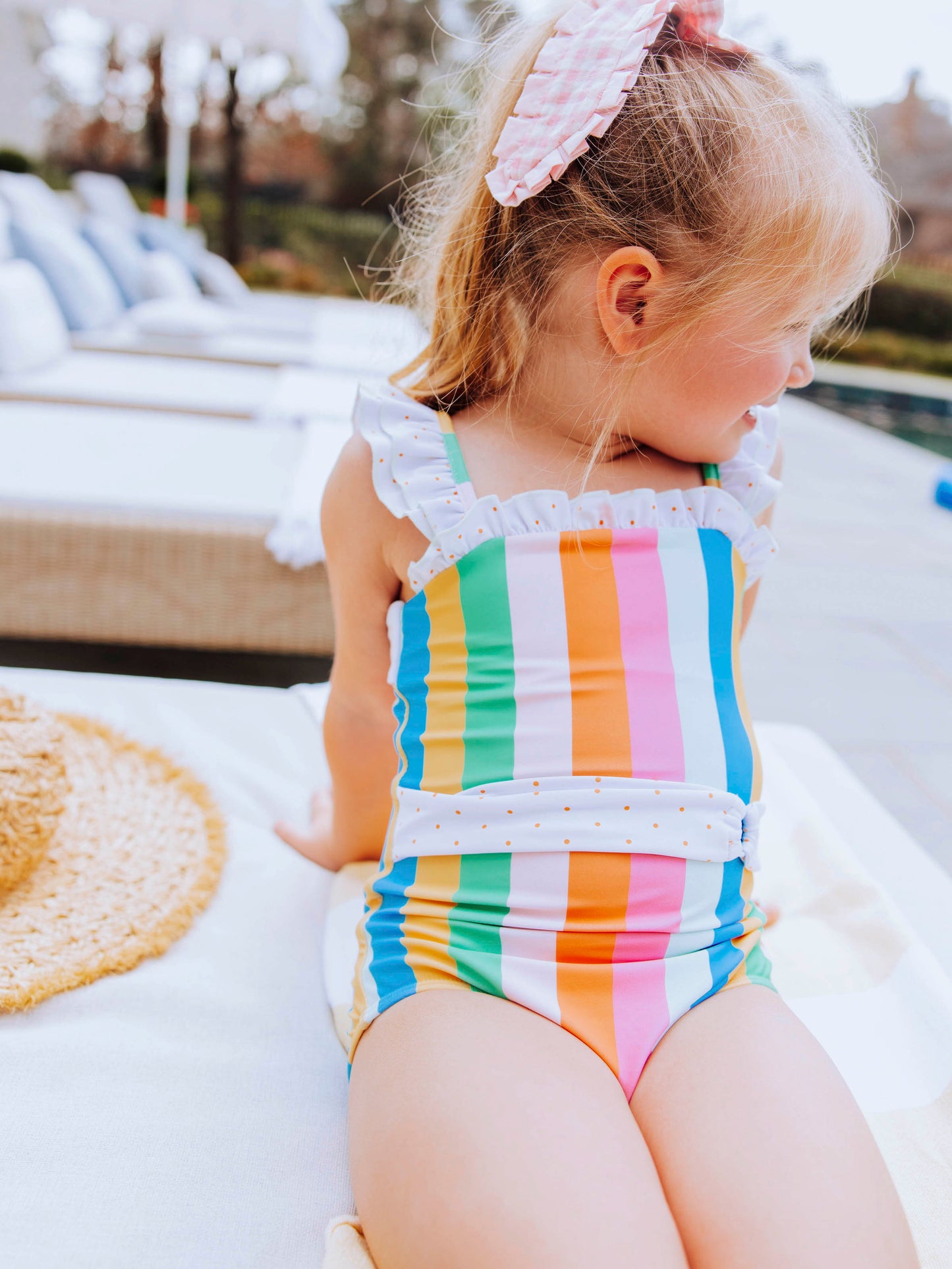 Maisie One Piece - Rainbow Stripes