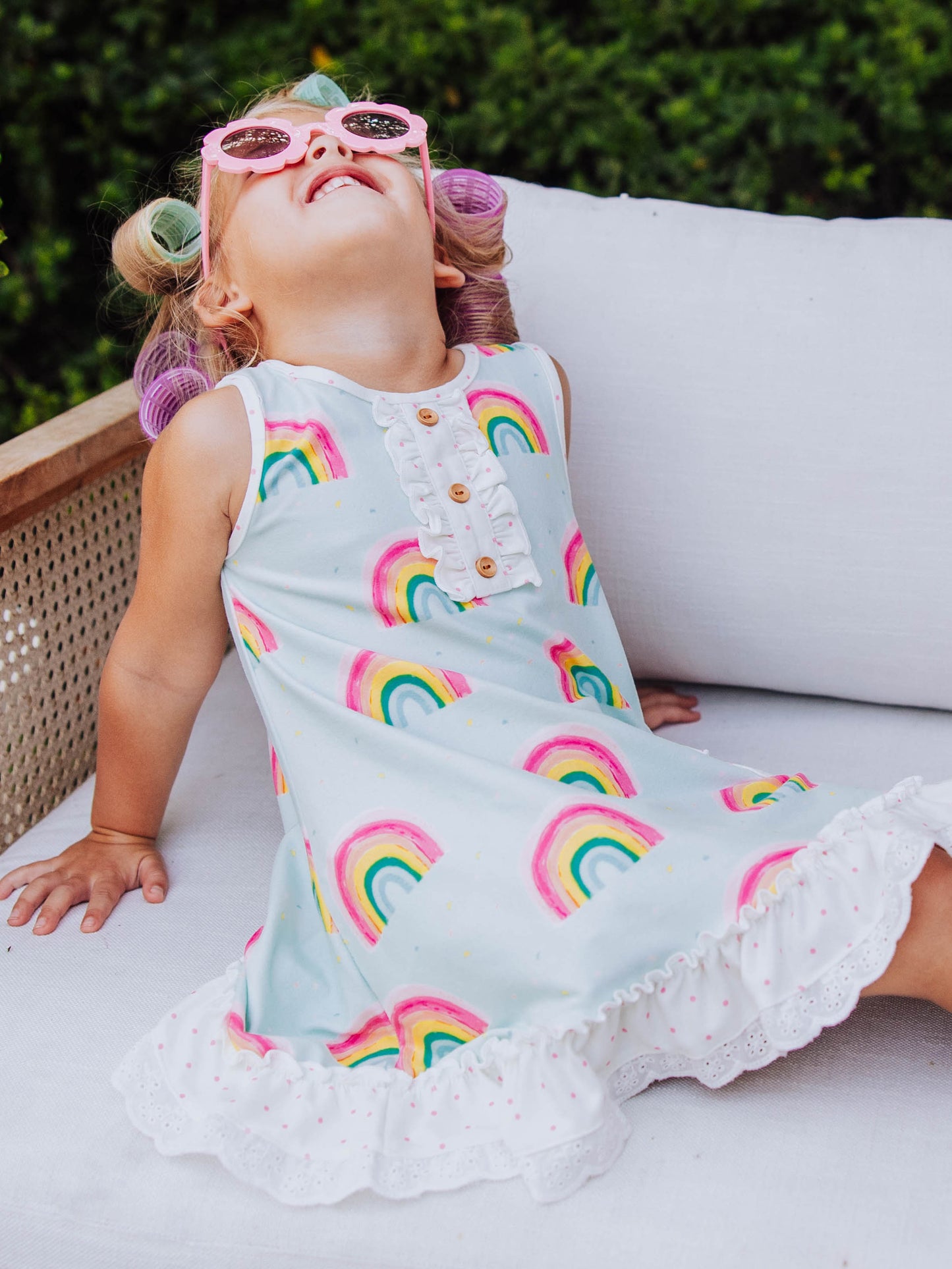 Everyday Play Dress - Candy Rainbows