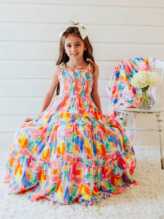 Beach Dress - Rainbow Splash