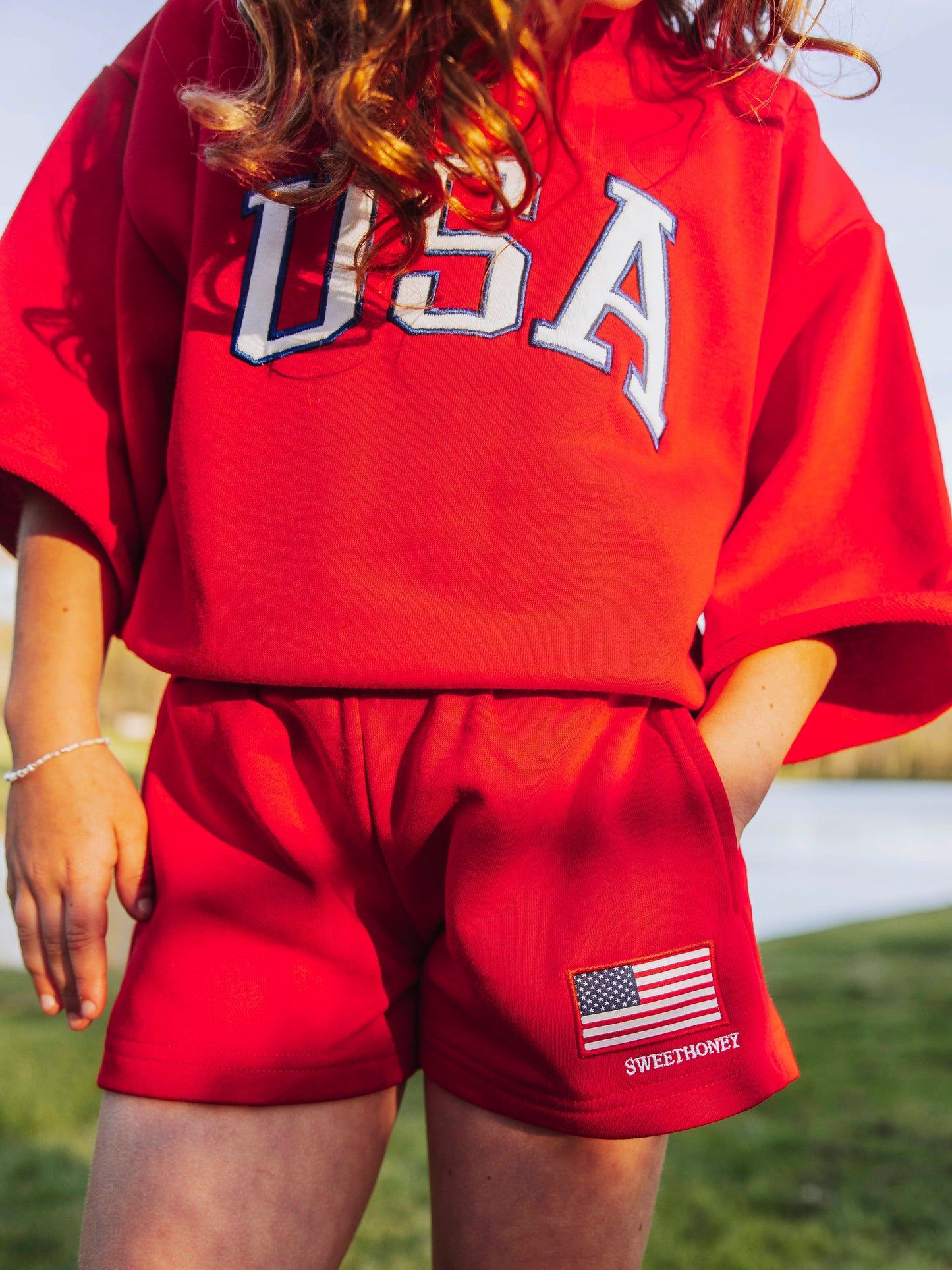 Sweat Set - Red USA