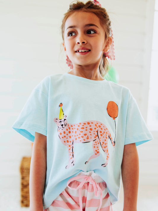 Graphic Tee - Party Cheetah