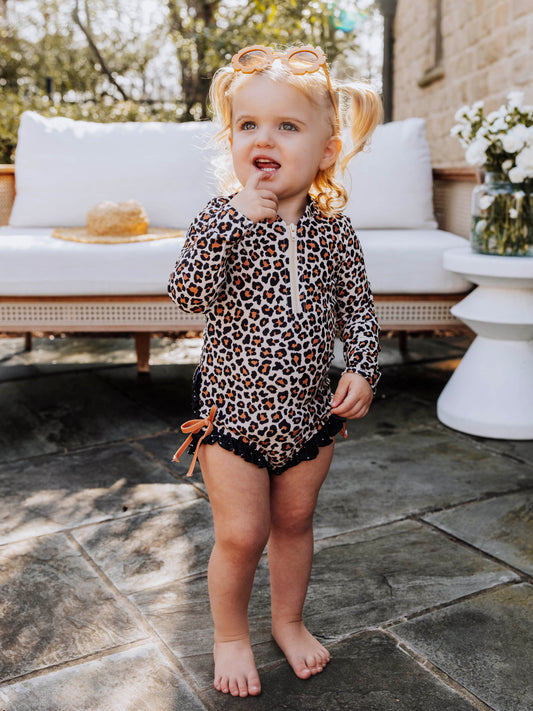 Solid Rash Guard - Leopard