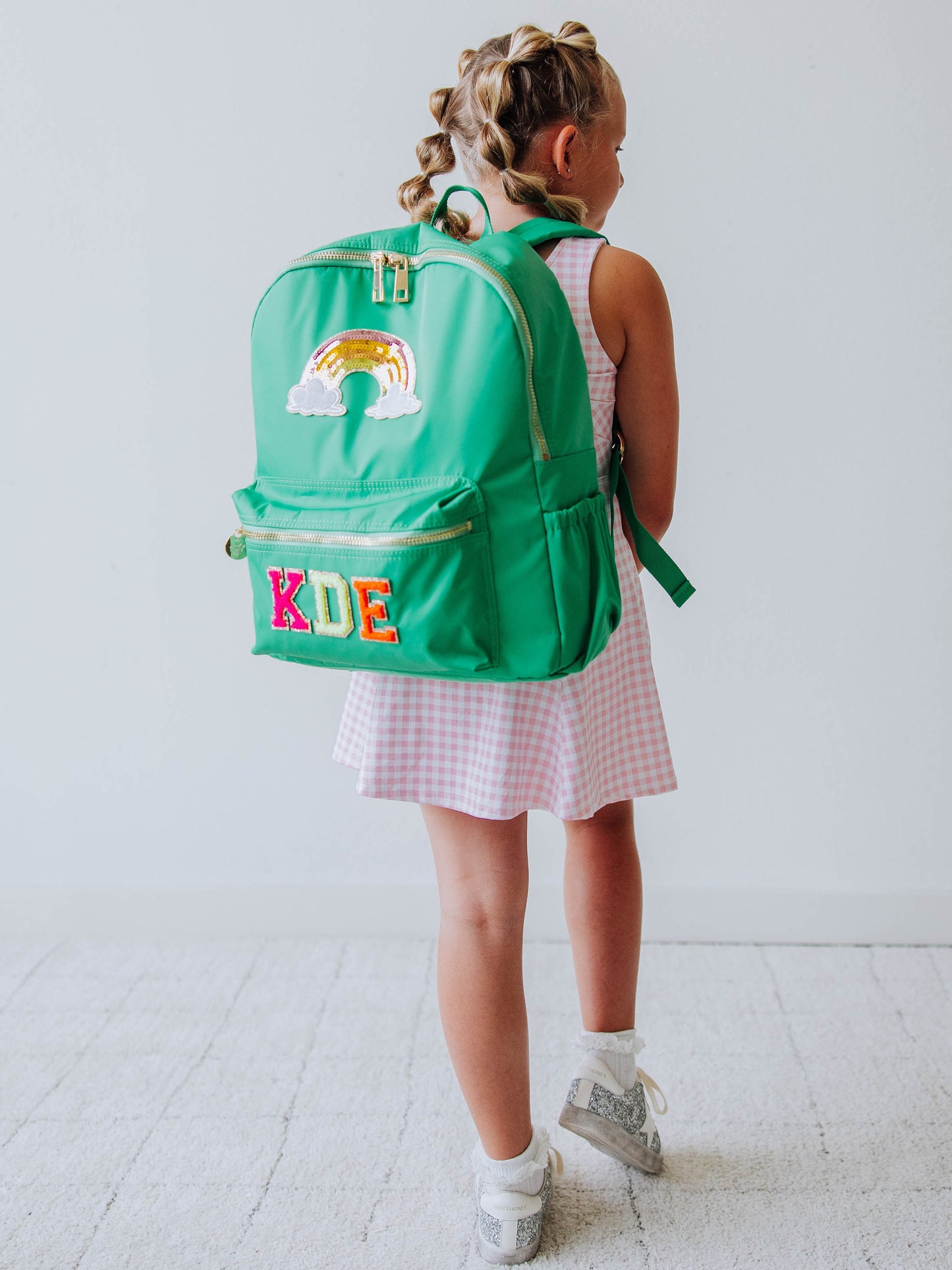 Retro Backpack - Caribbean Green