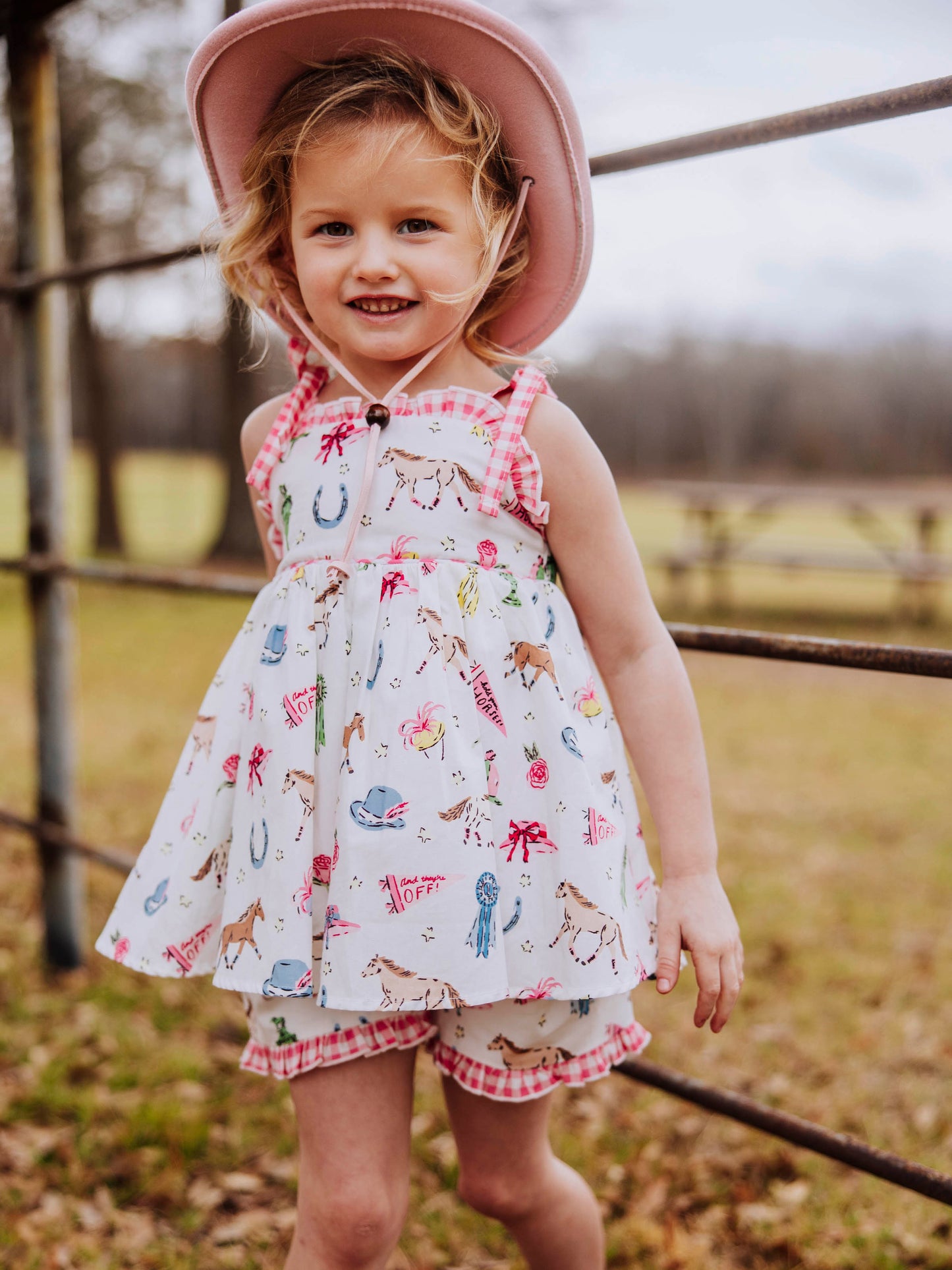 Bonnie Tunic Set - Off to the Races