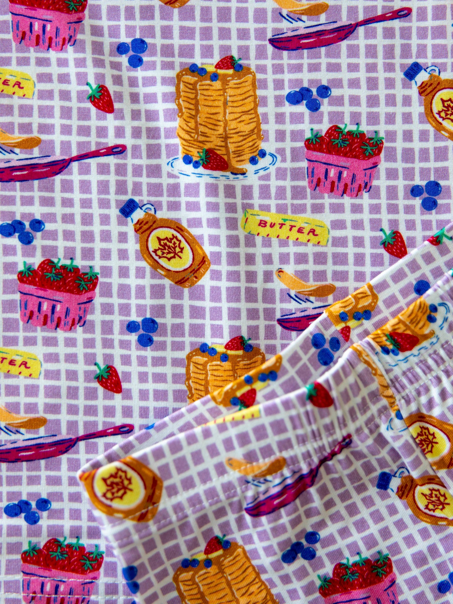 Cloud Fitted Short Set Pajamas - Maple Syrup