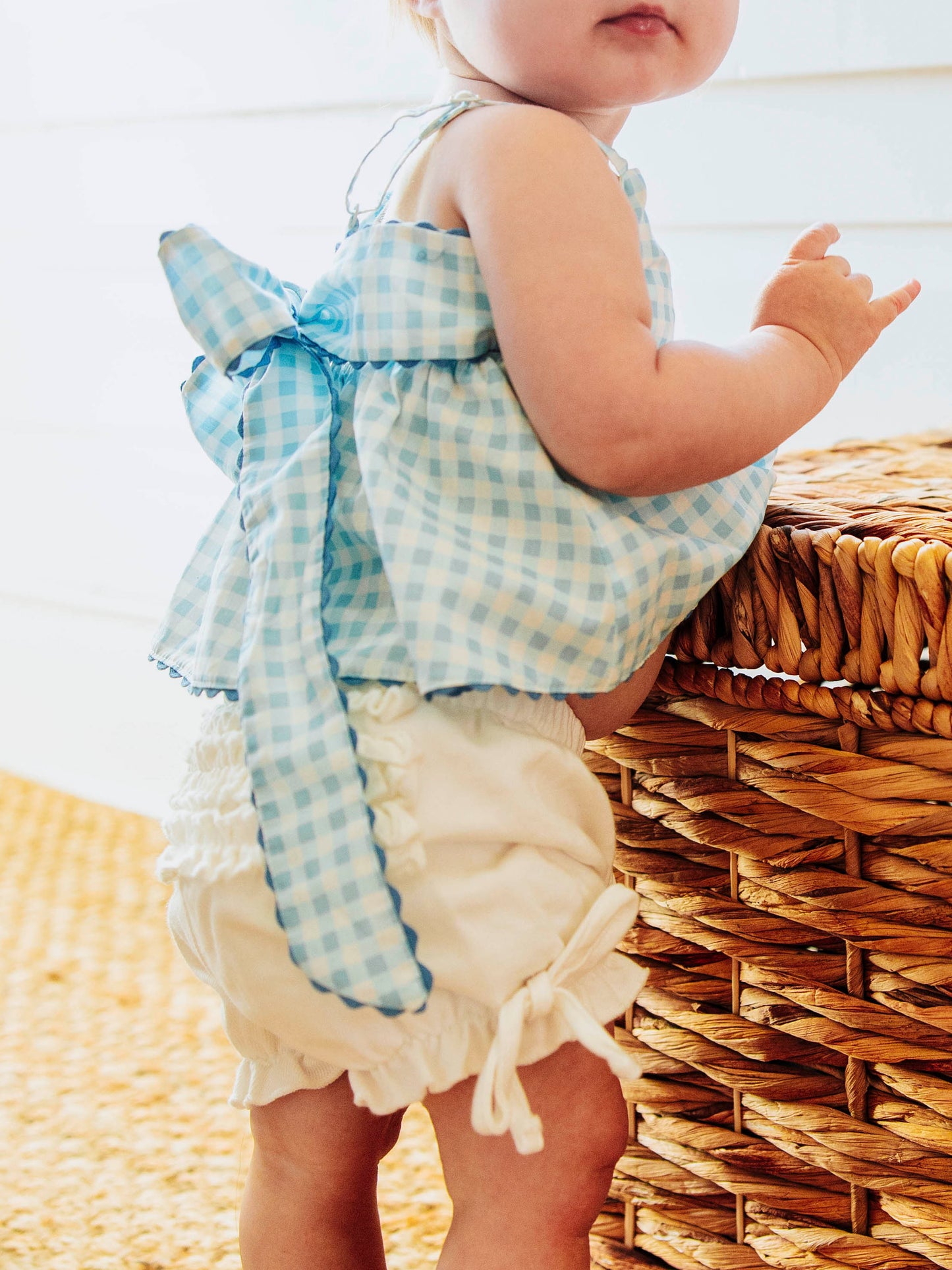 Denim Bloomers - White