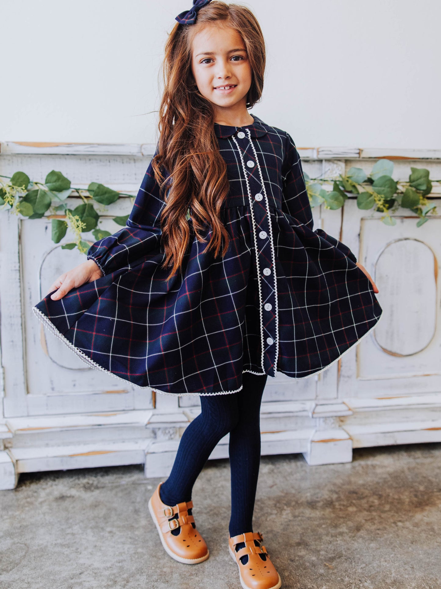 Goldie Dress - Winter Park Plaid