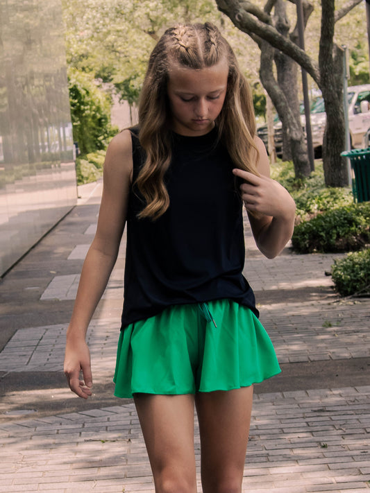 Flowy Shorts - Kelly Green