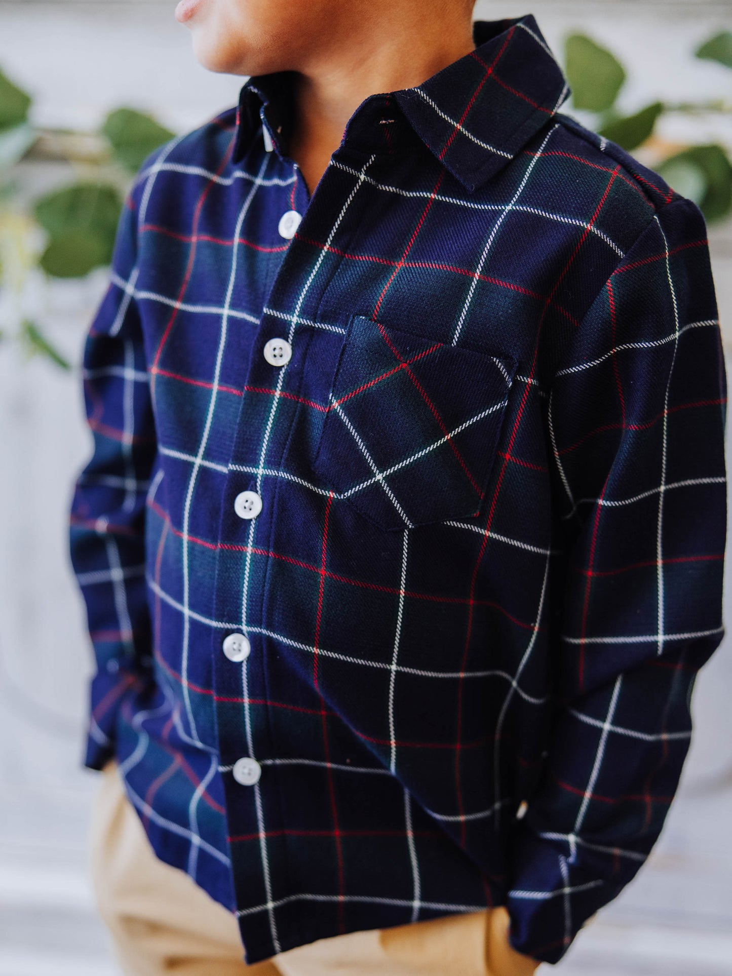 Button Up Shirt - Winter Park Plaid