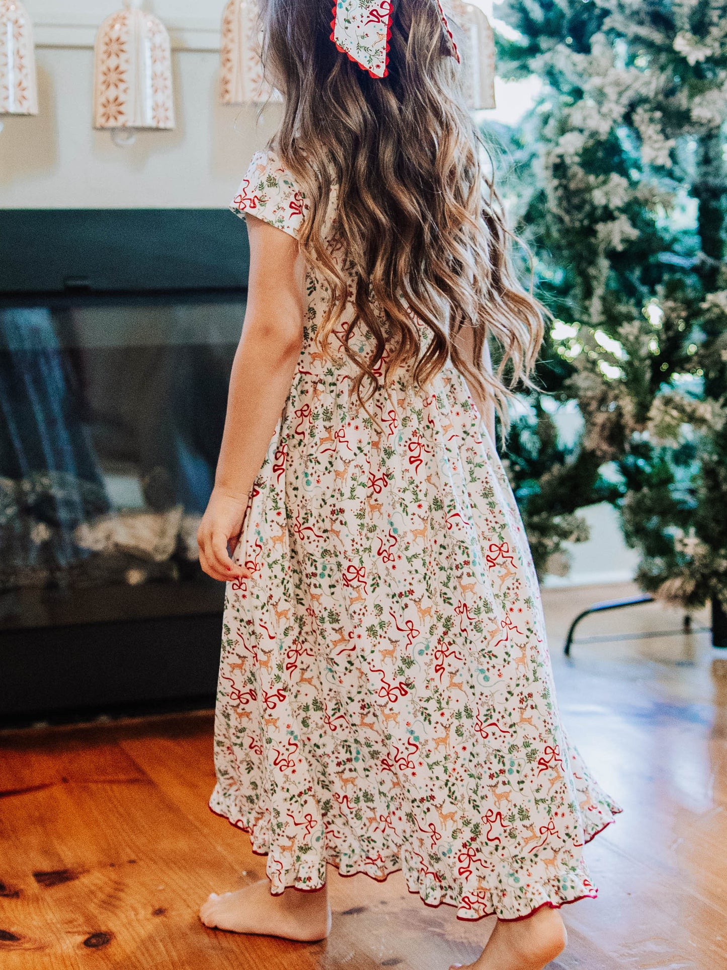 Maxi Play Dress - Holly Jolly Reindeer