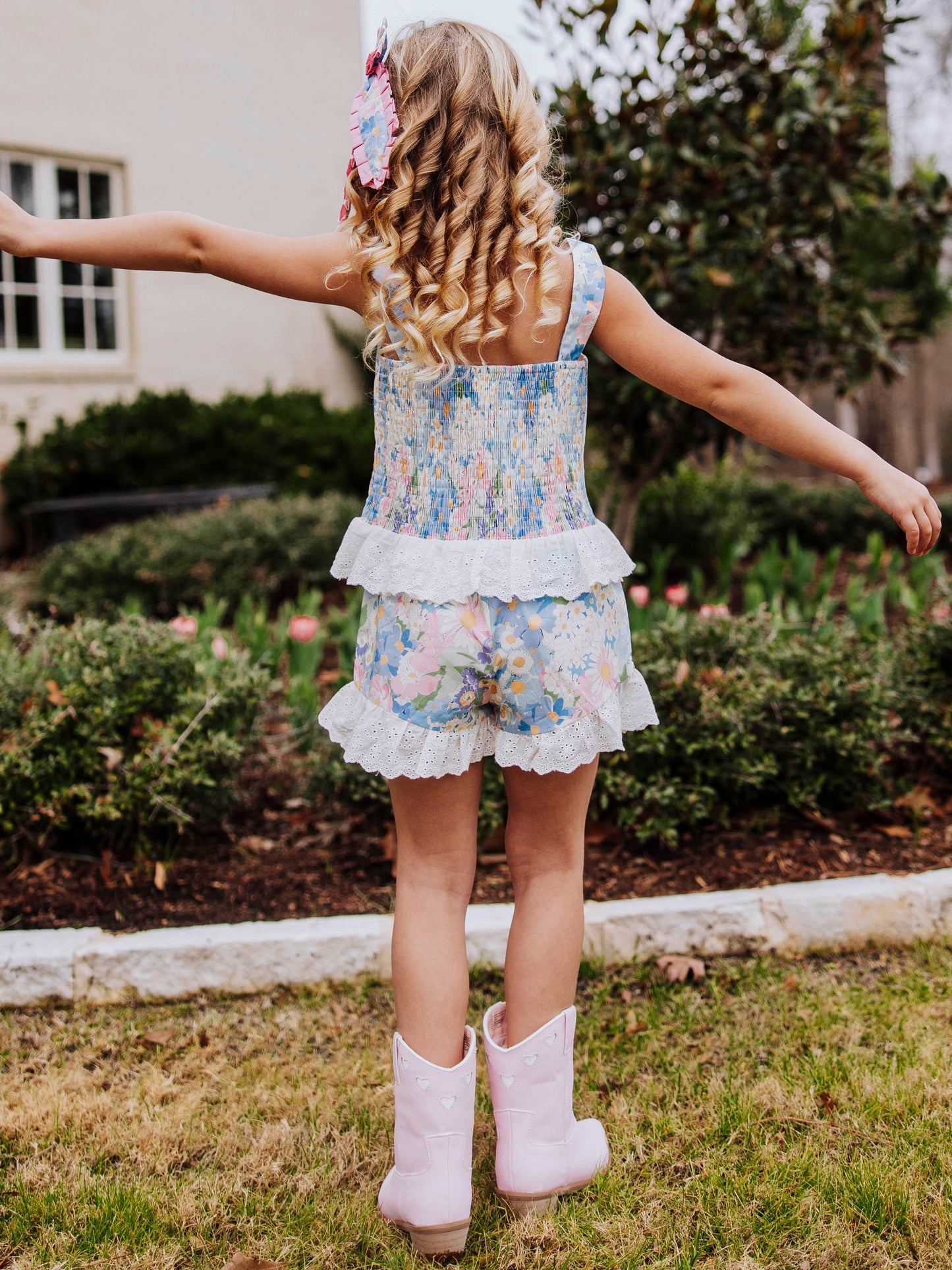 Lacy Tunic Set - Daisies and Blooms