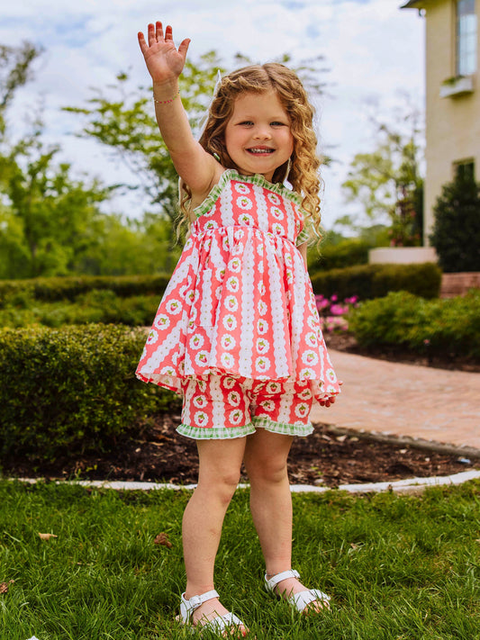 Bonnie Tunic Set - Sweet Strawberry