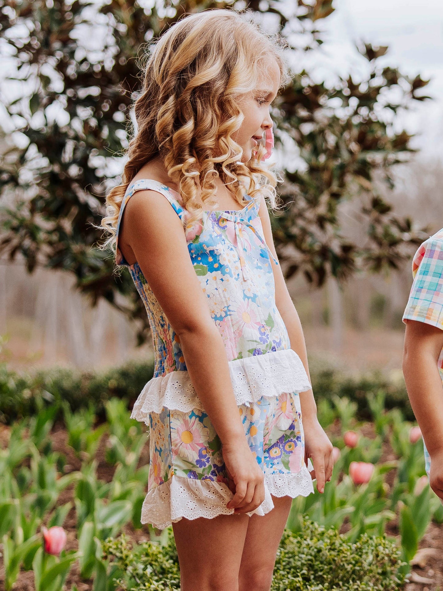 Lacy Tunic Set - Daisies and Blooms
