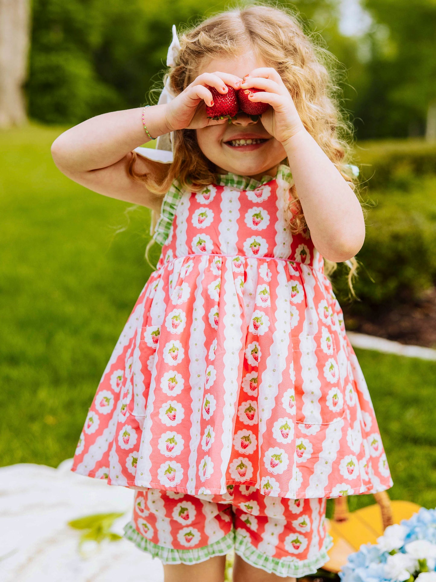Bonnie Tunic Set - Sweet Strawberry
