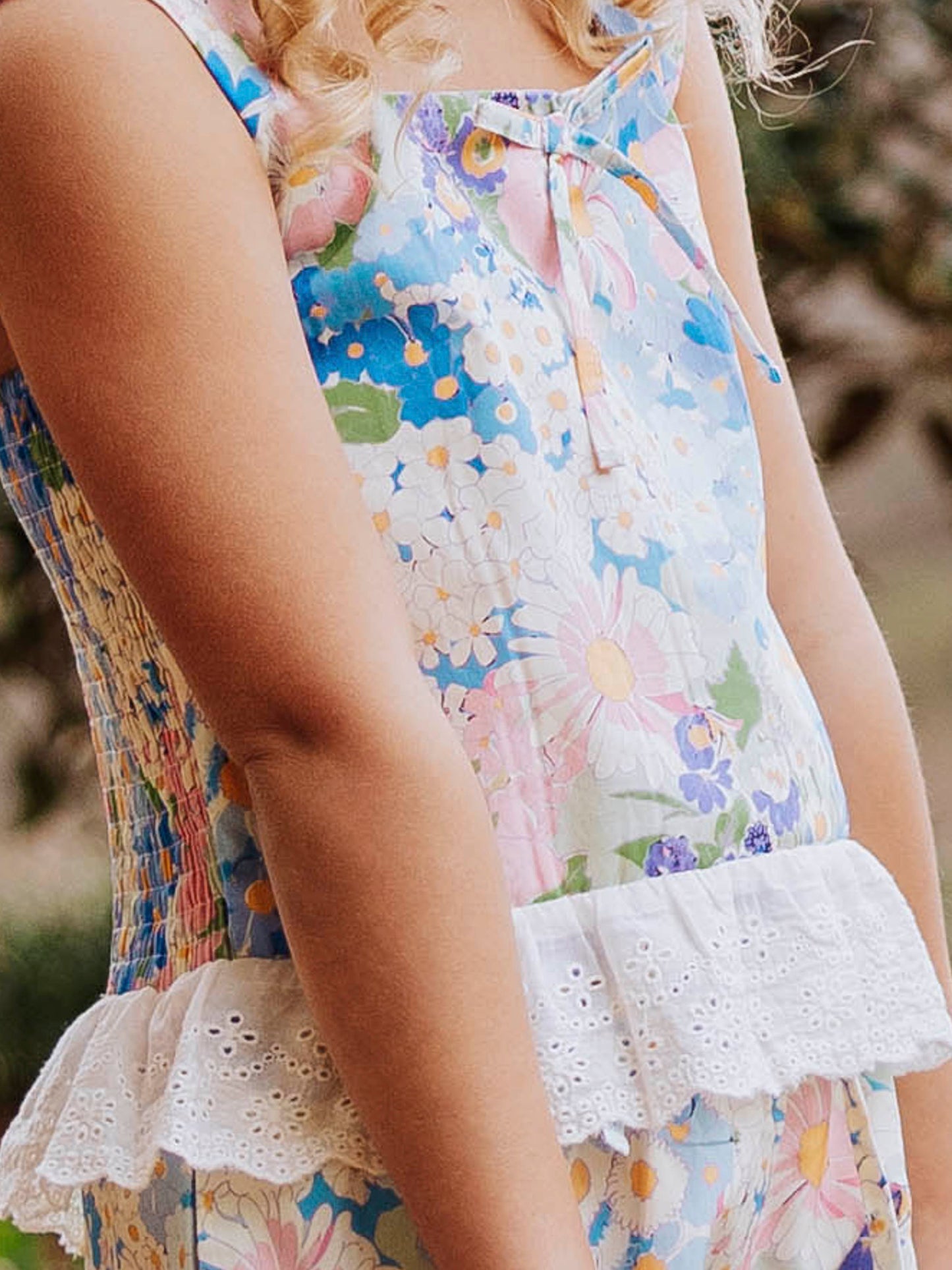 Lacy Tunic Set - Daisies and Blooms