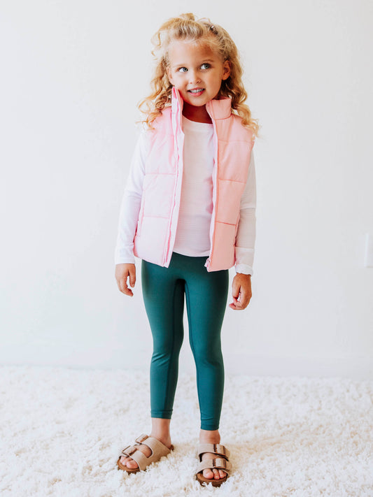 Performance Leggings - Aquamarine