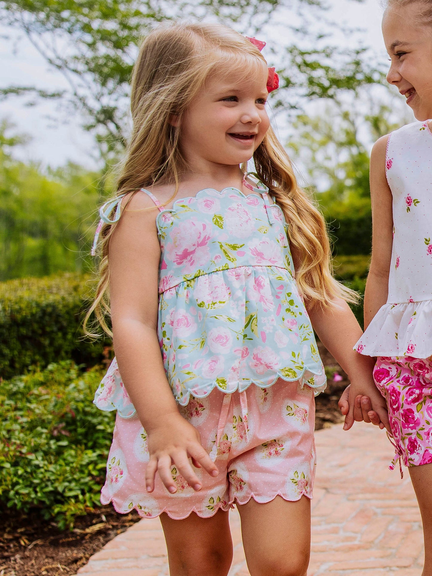 Scalloped Peplum Set - Breezy