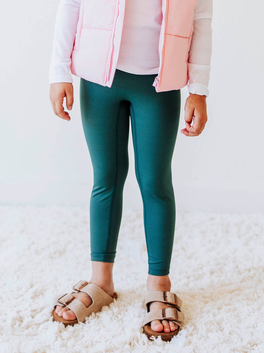 Performance Leggings - Aquamarine