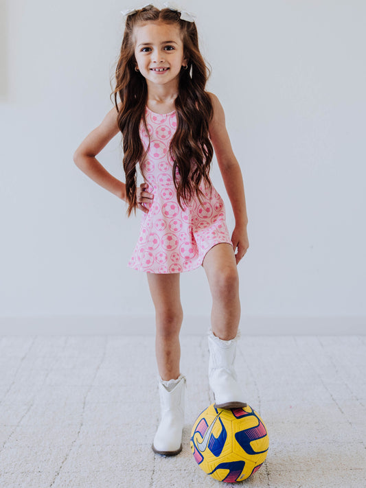 Tennis Dress - Soccer in Pink