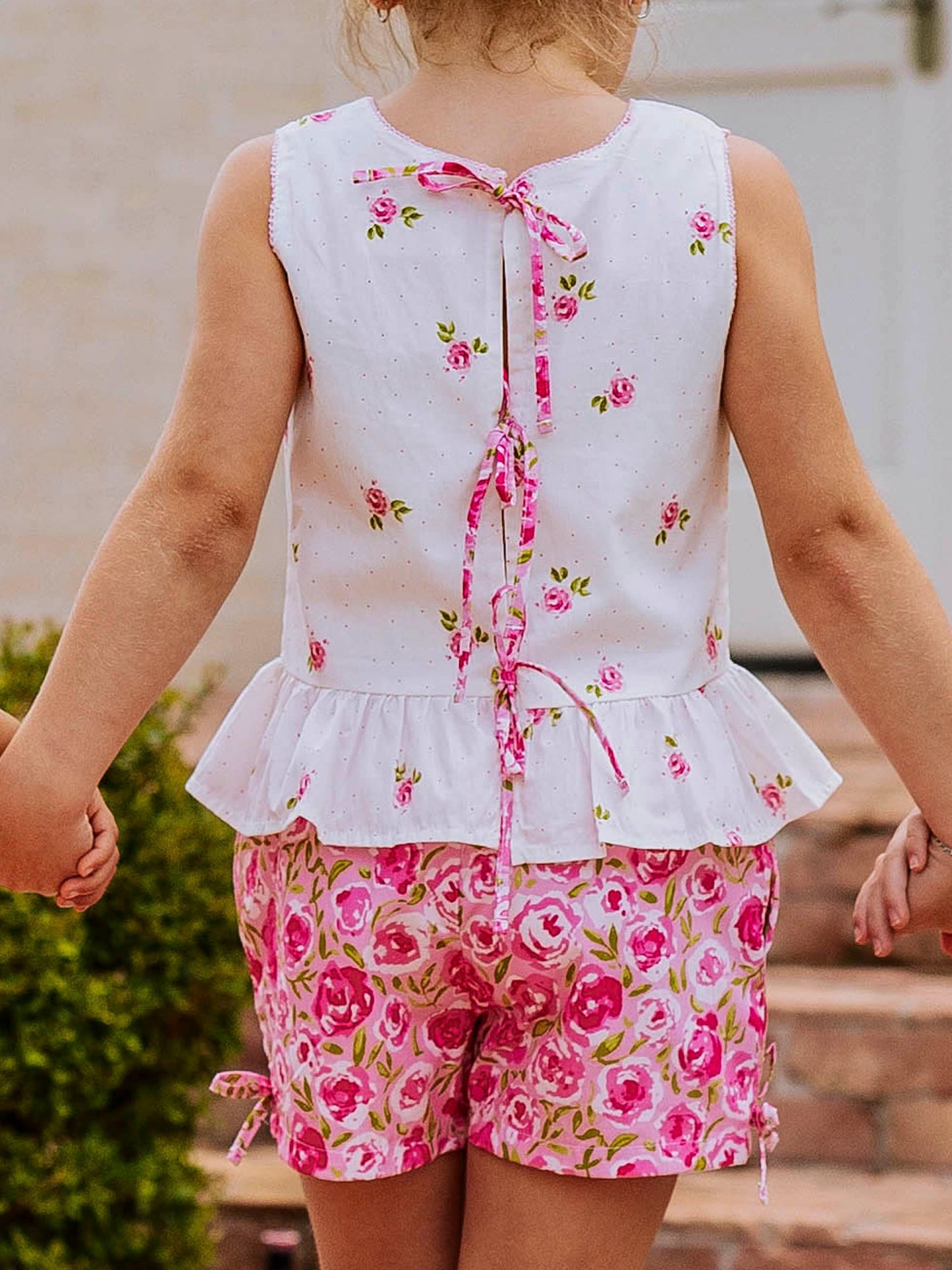 Peplum Tie Set - Love Bug
