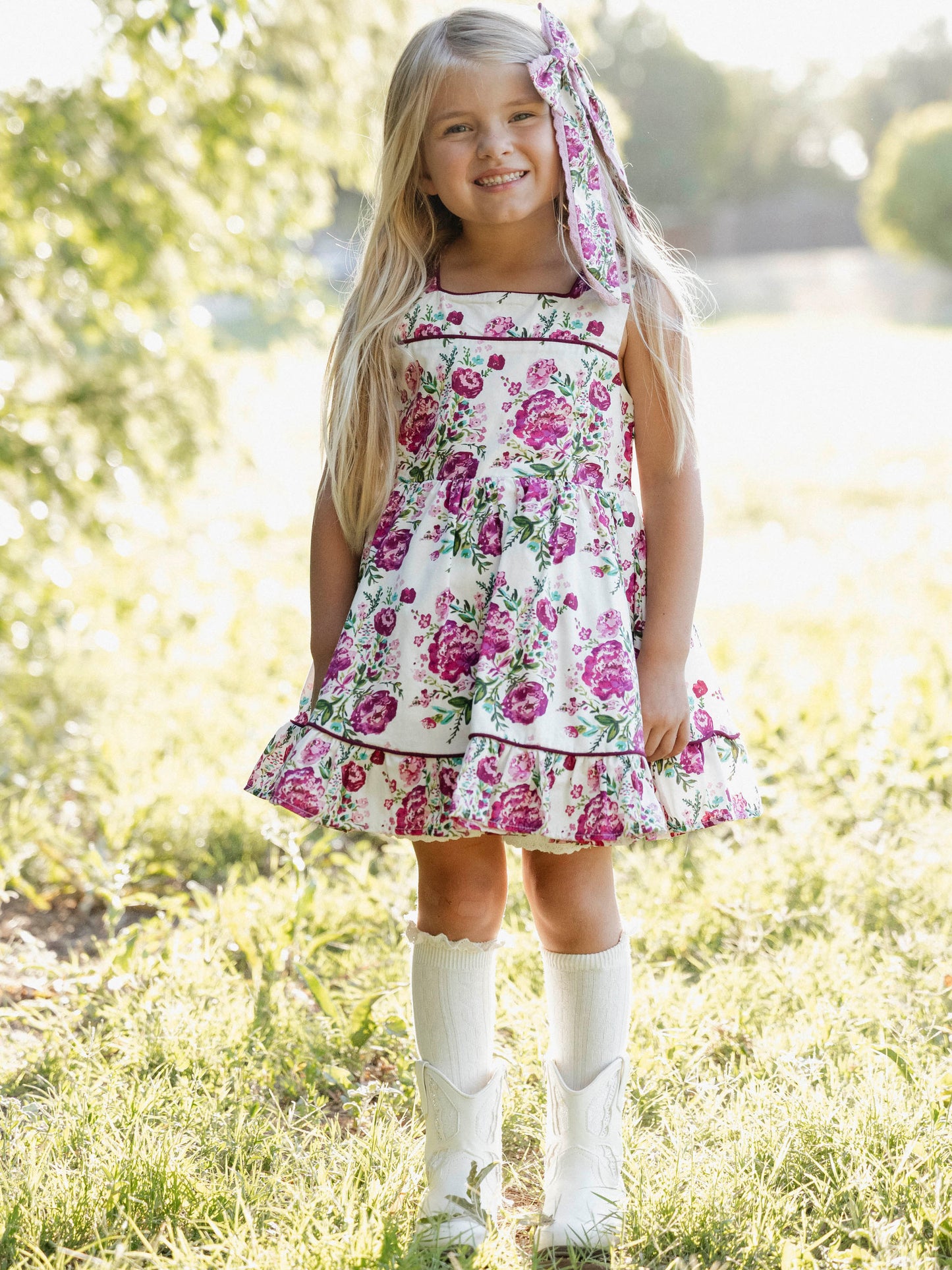 Julianne Tunic Set - Autumn Flowers