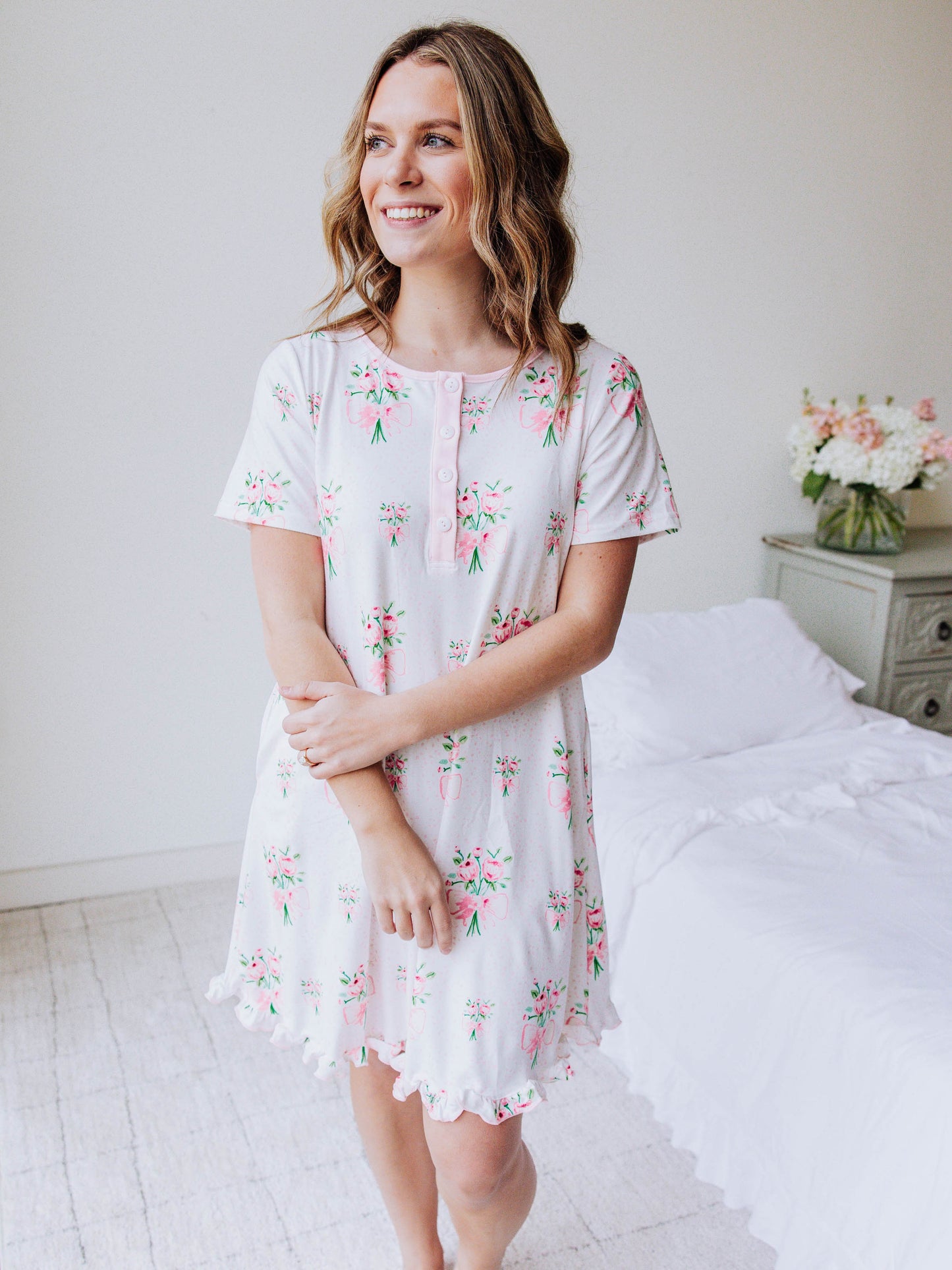 Women's Gown Pajama - Sweetheart Bouquet