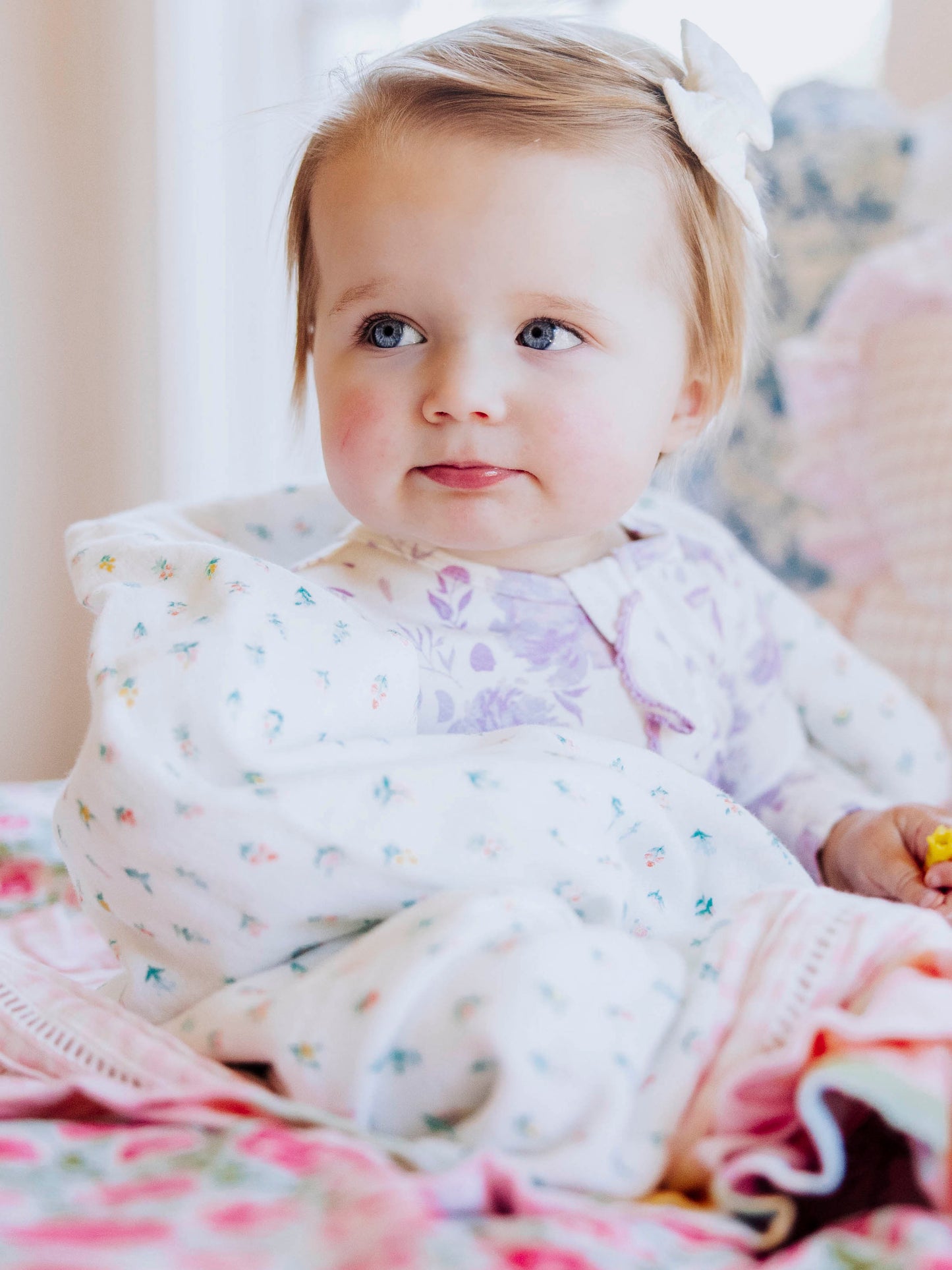 Keepsake Lace Swaddle - Cotton Candy