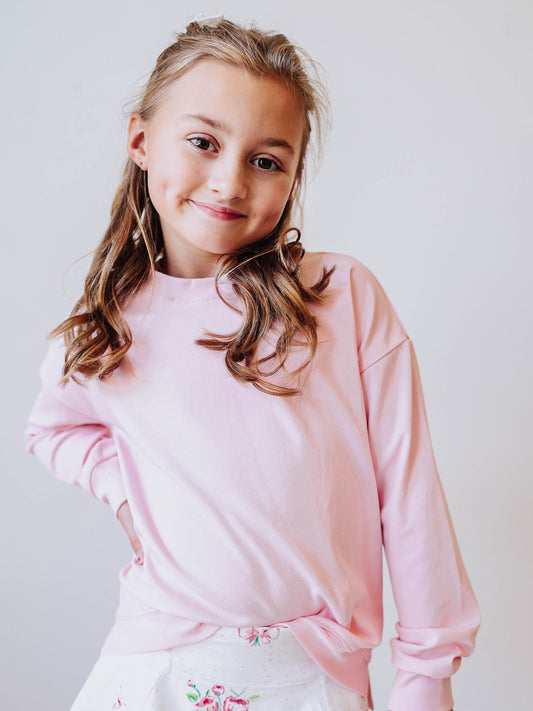 Sideline Sweatshirt - Soft Pink