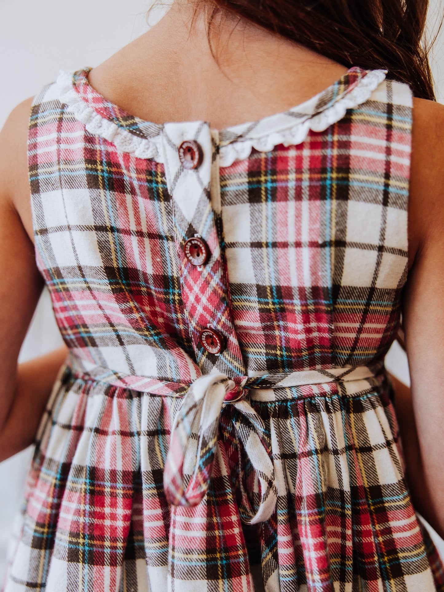 Ruffled Pocket Tunic Set - Razzberry Plaid