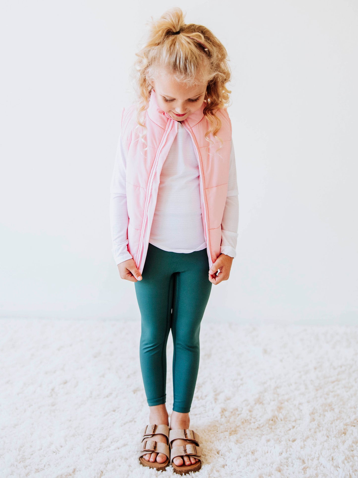 Performance Leggings - Aquamarine
