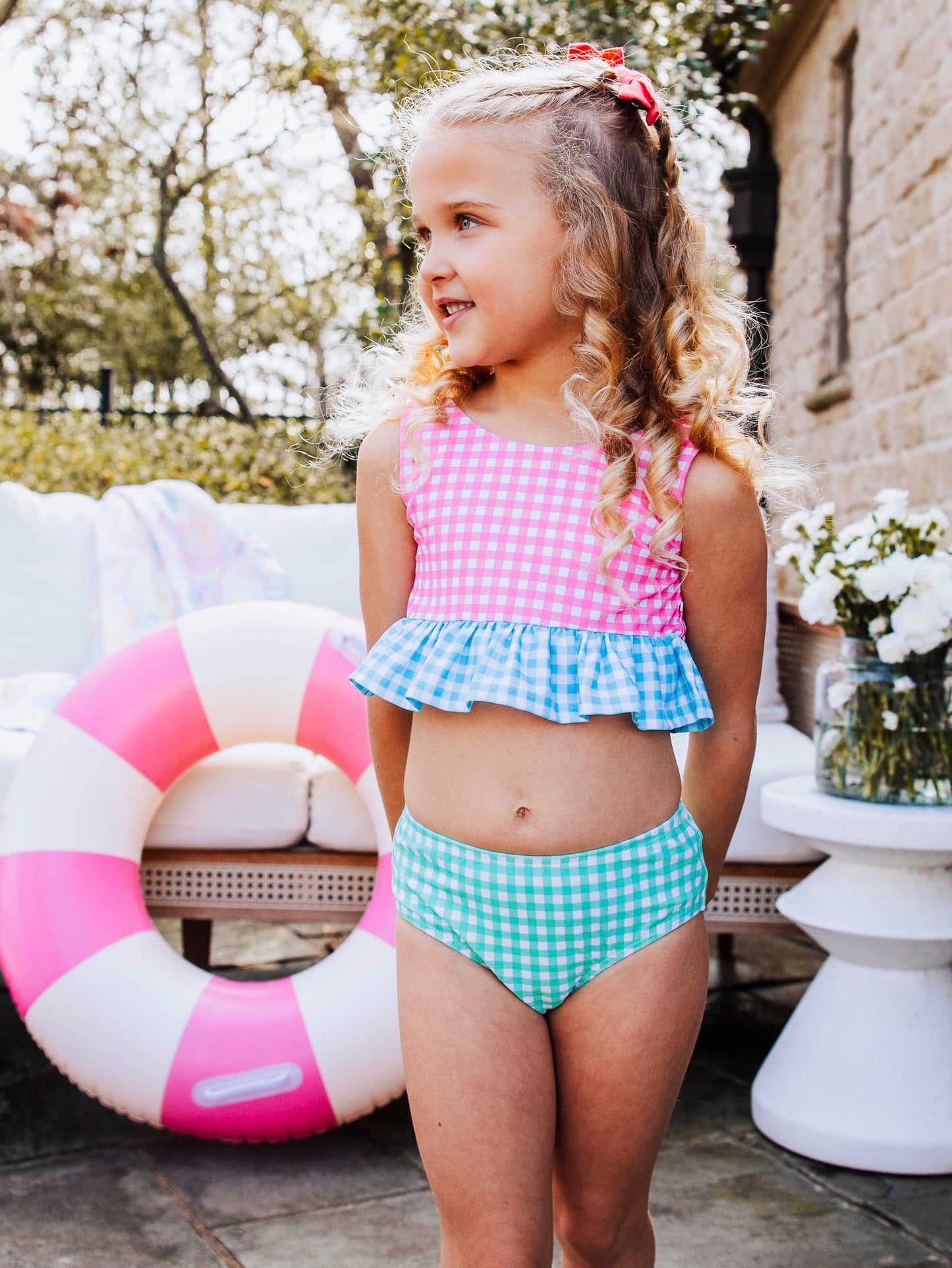 Classic Tankini - Gingham Mix