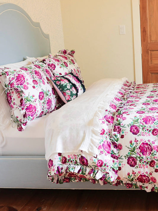 Duvet Cover + Sham(s) - Autumn Flowers