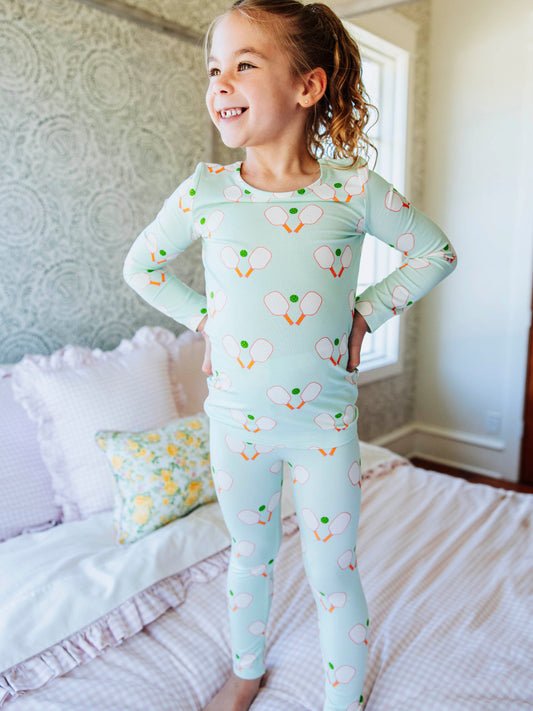 Cloud Fitted Pajamas - Pickleball