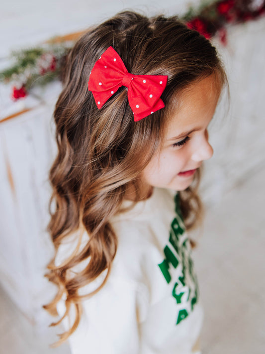 Bow Set Duo - Red Dotty