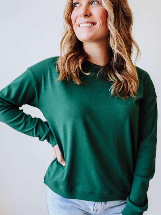 Women's Sideline Sweatshirt - Cyprus Green