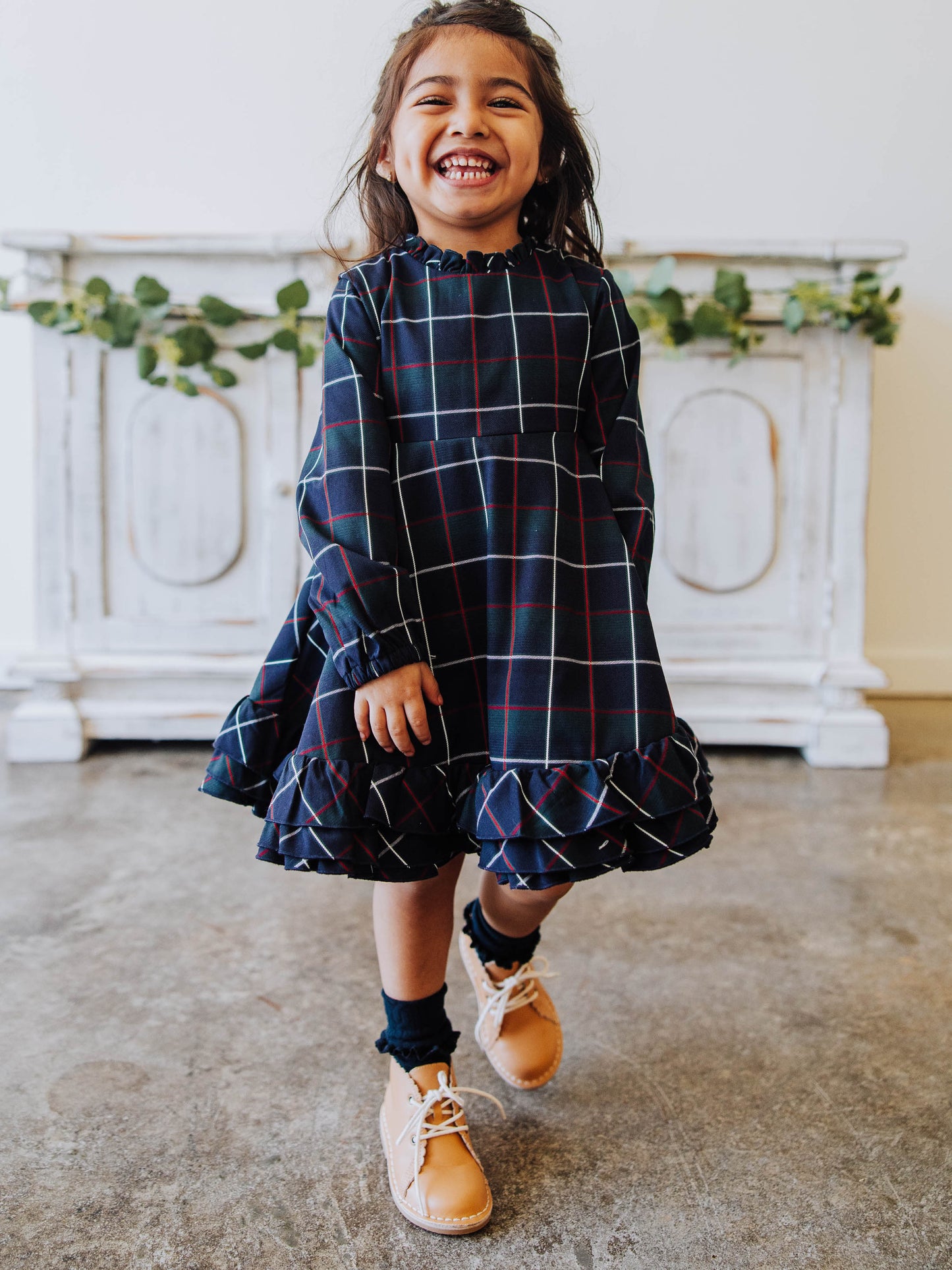 Holiday Dress - Winter Park Plaid