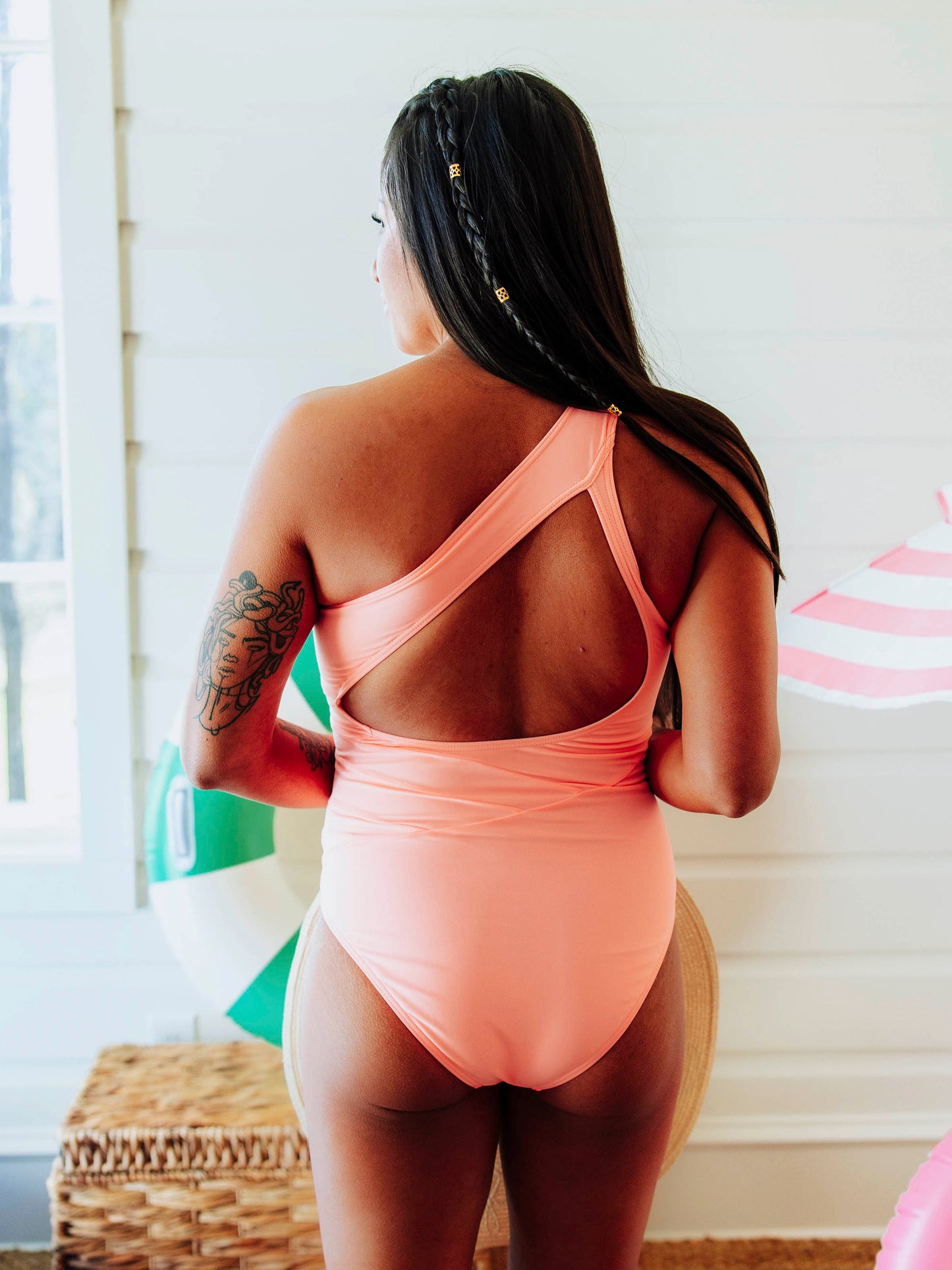 Women's Madelyn One Piece - Salmon