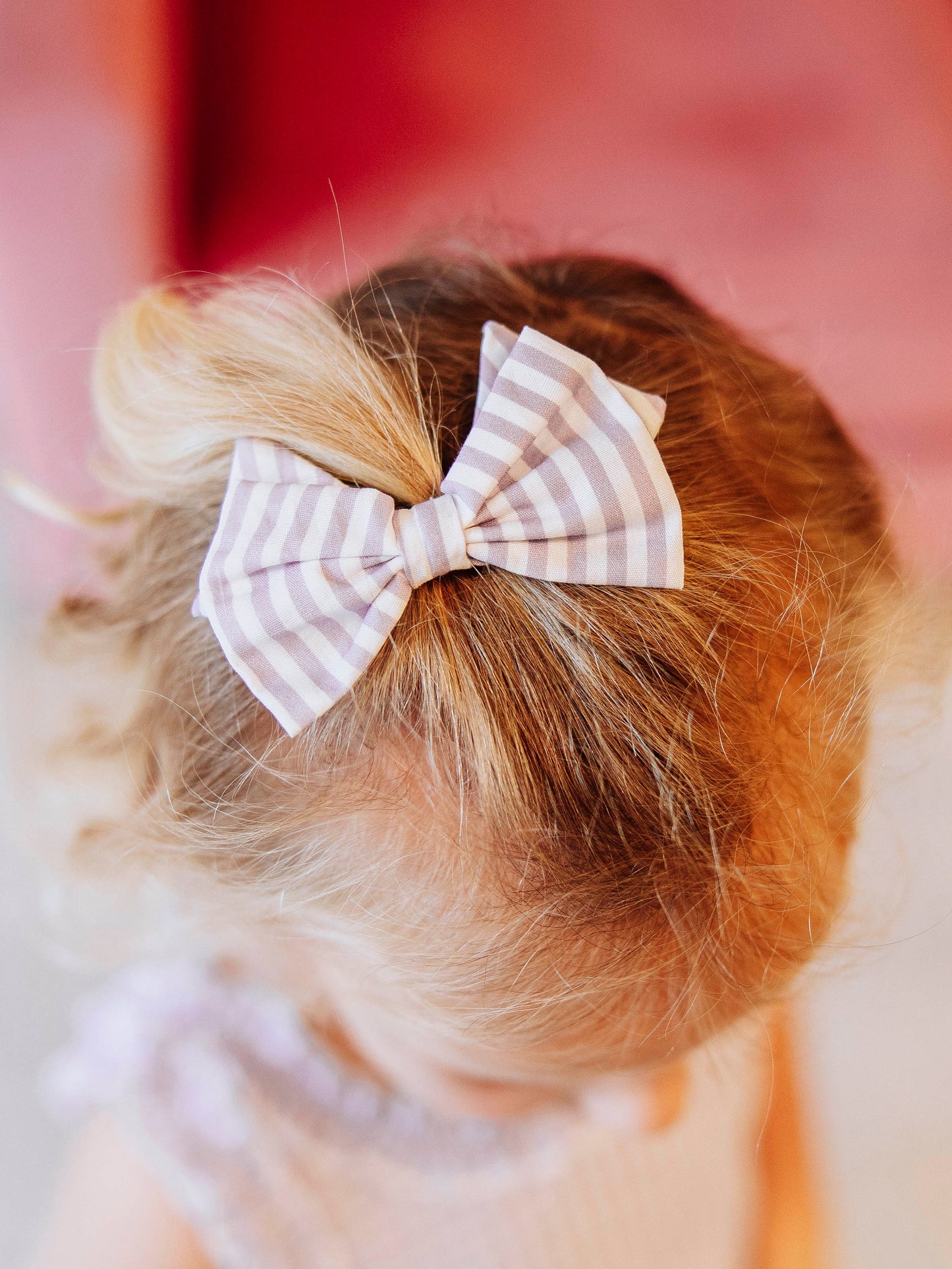 Bow Set Duo - Purple Stripe