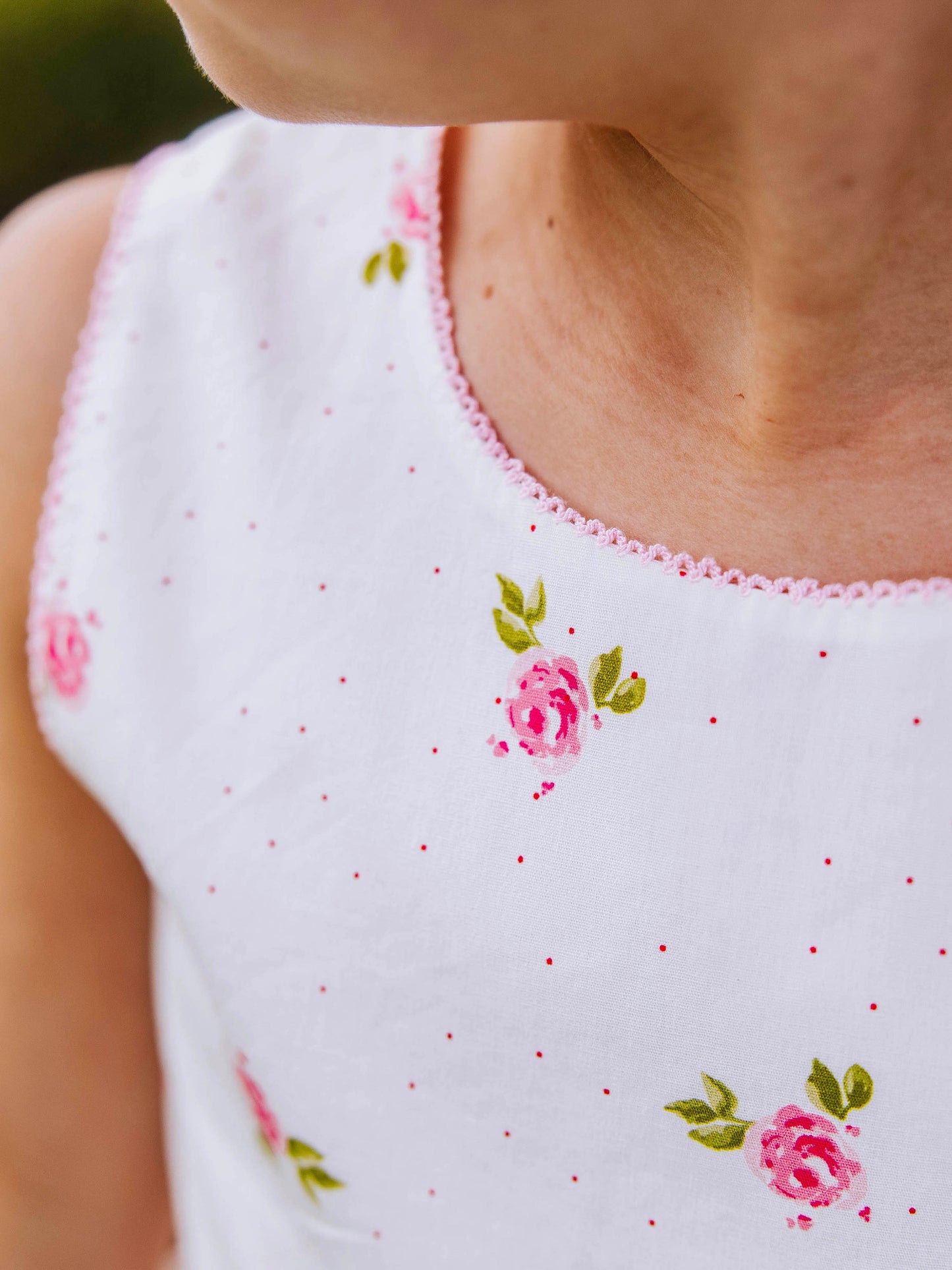 Peplum Tie Set - Love Bug