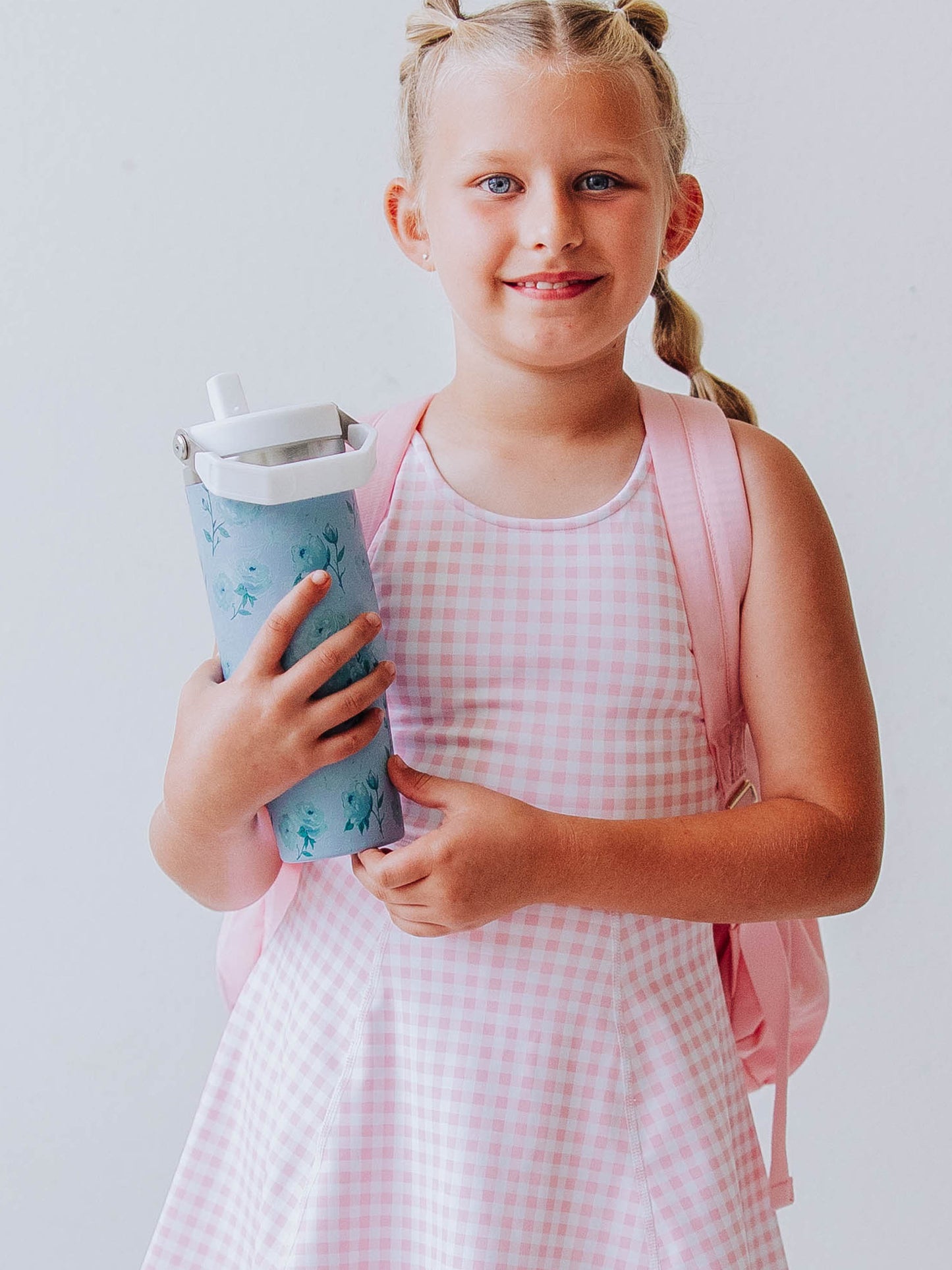 Everyday Water Bottle - Blue Floral