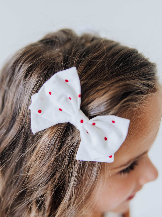 Bow Set Duo - Jolly Pink Dotty