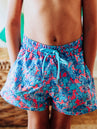 Boy's Swim Trunks - Pink Elephants