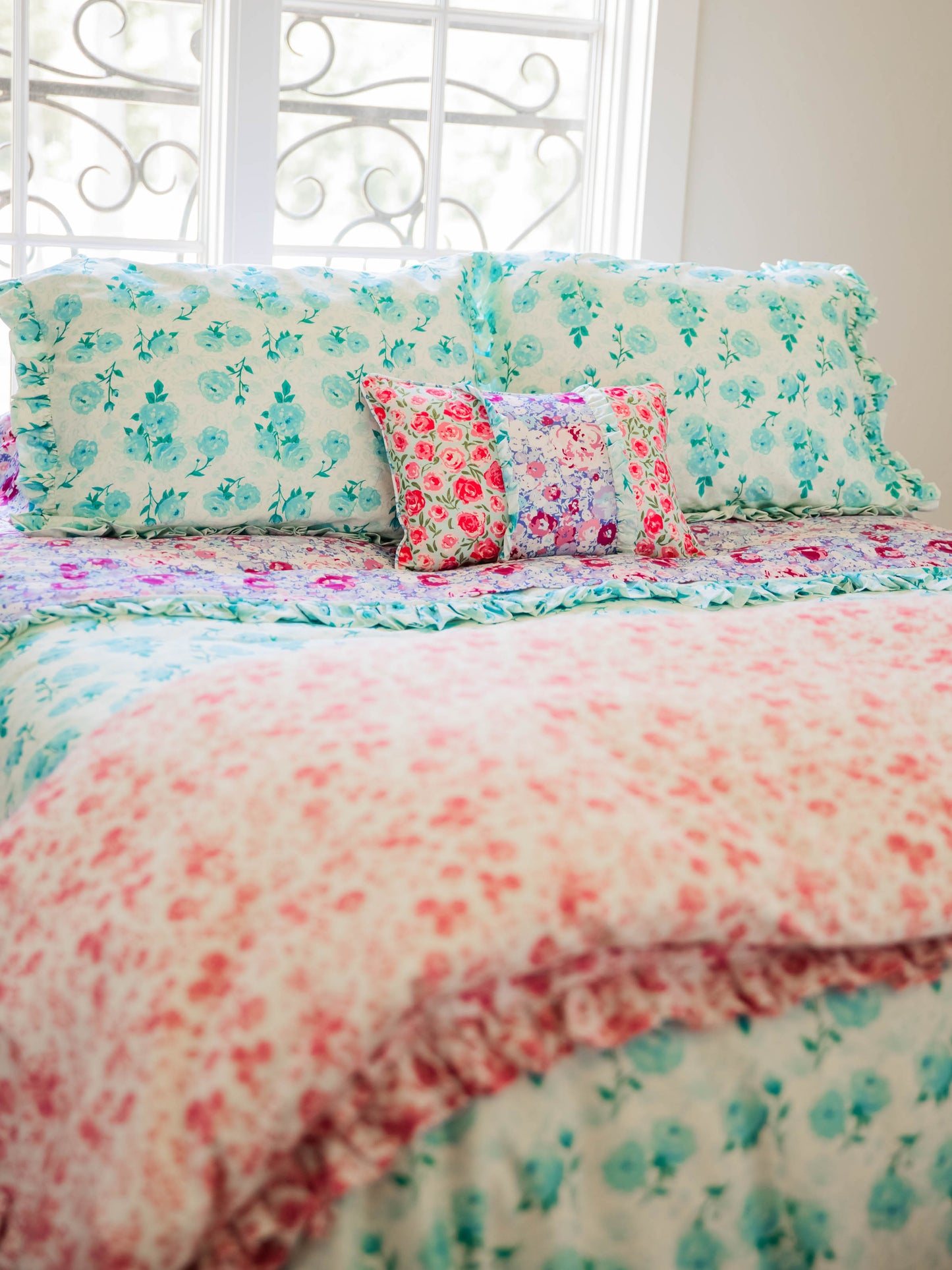 Duvet Cover + Sham(s) - Velvet Roses